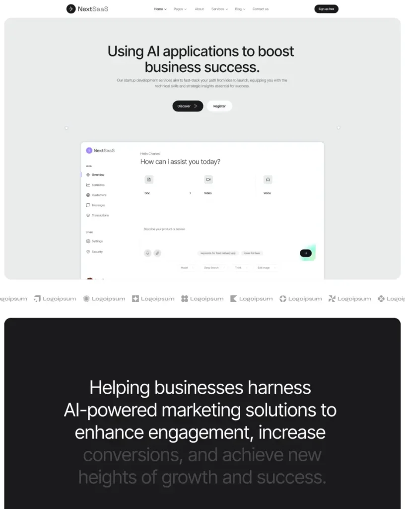 Website project preview 1