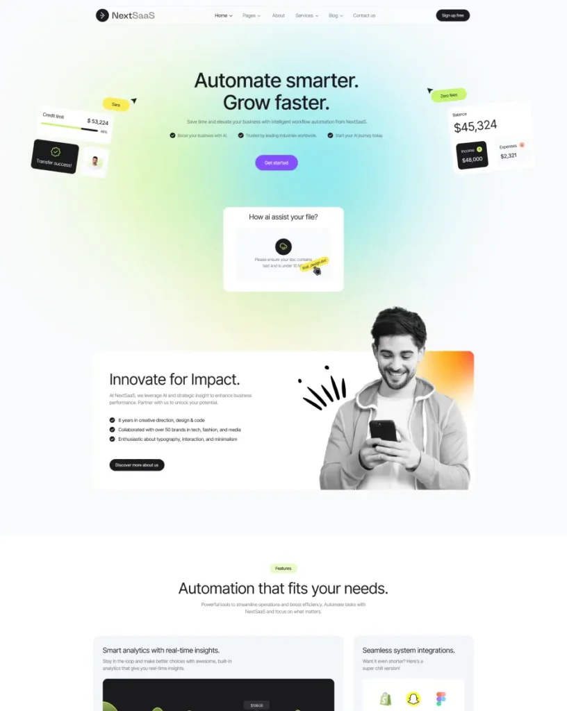 Website project preview 4