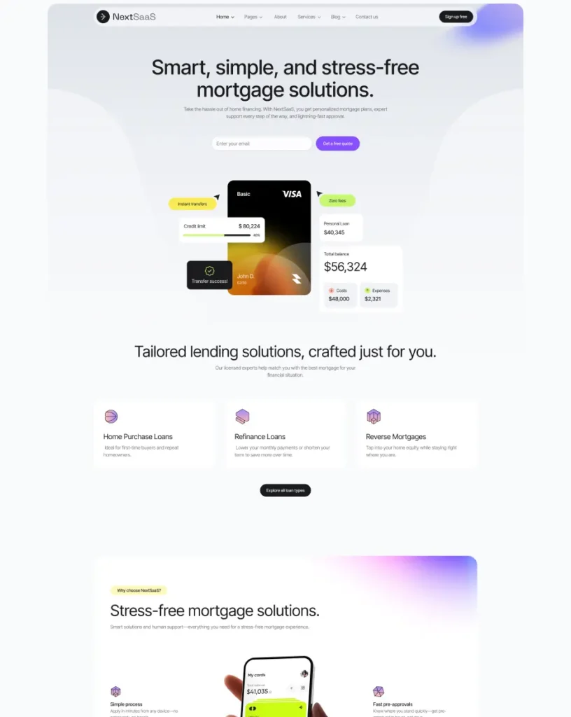 Website project preview 5