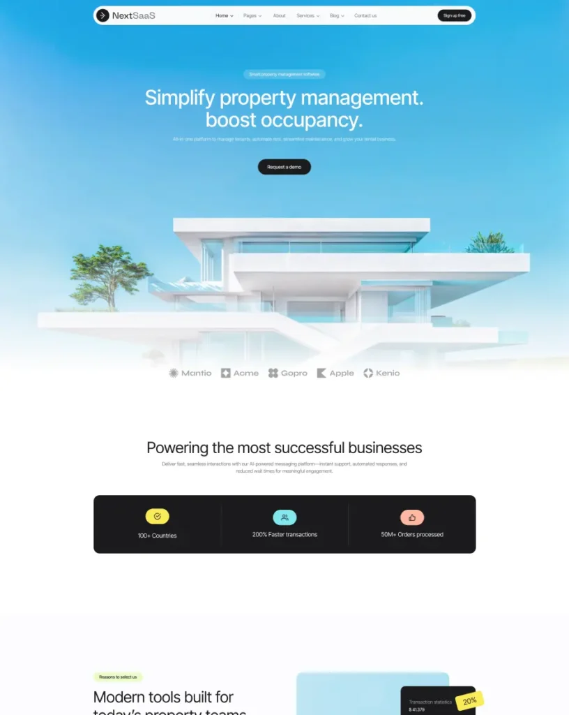 Website project preview 7