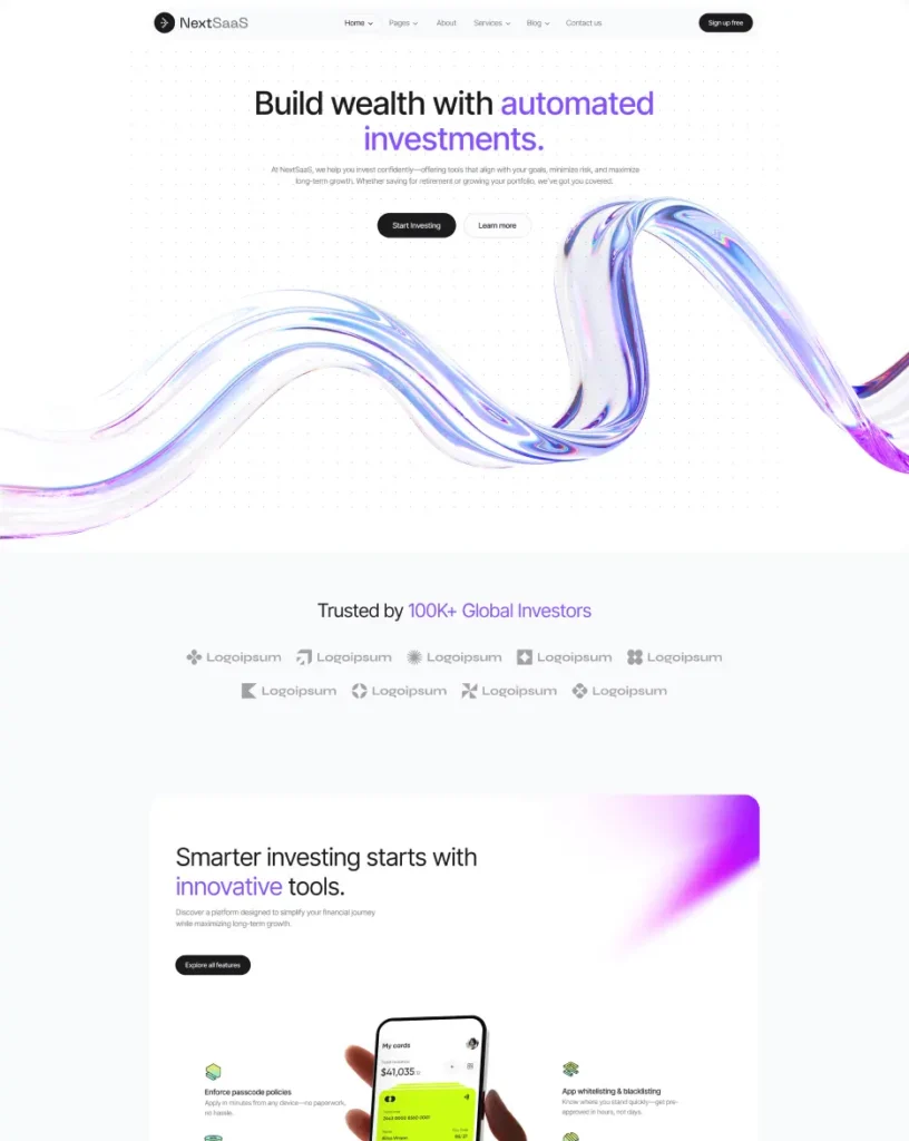 Website project preview 8
